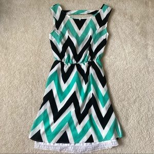 Charlotte Russe chevron dress